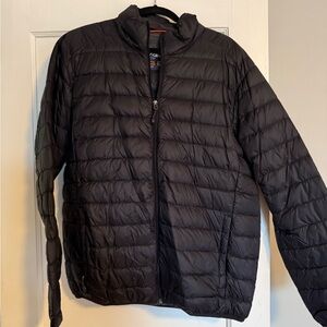 HAWKE & CO  Sport Men's Black  Puffer Jacket- Large - NEVER WORN !